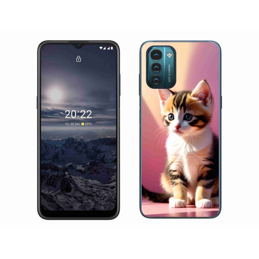 Zselés borítás mmCase a Nokia G11/G21 készülékhez - kíváncsi cica 2