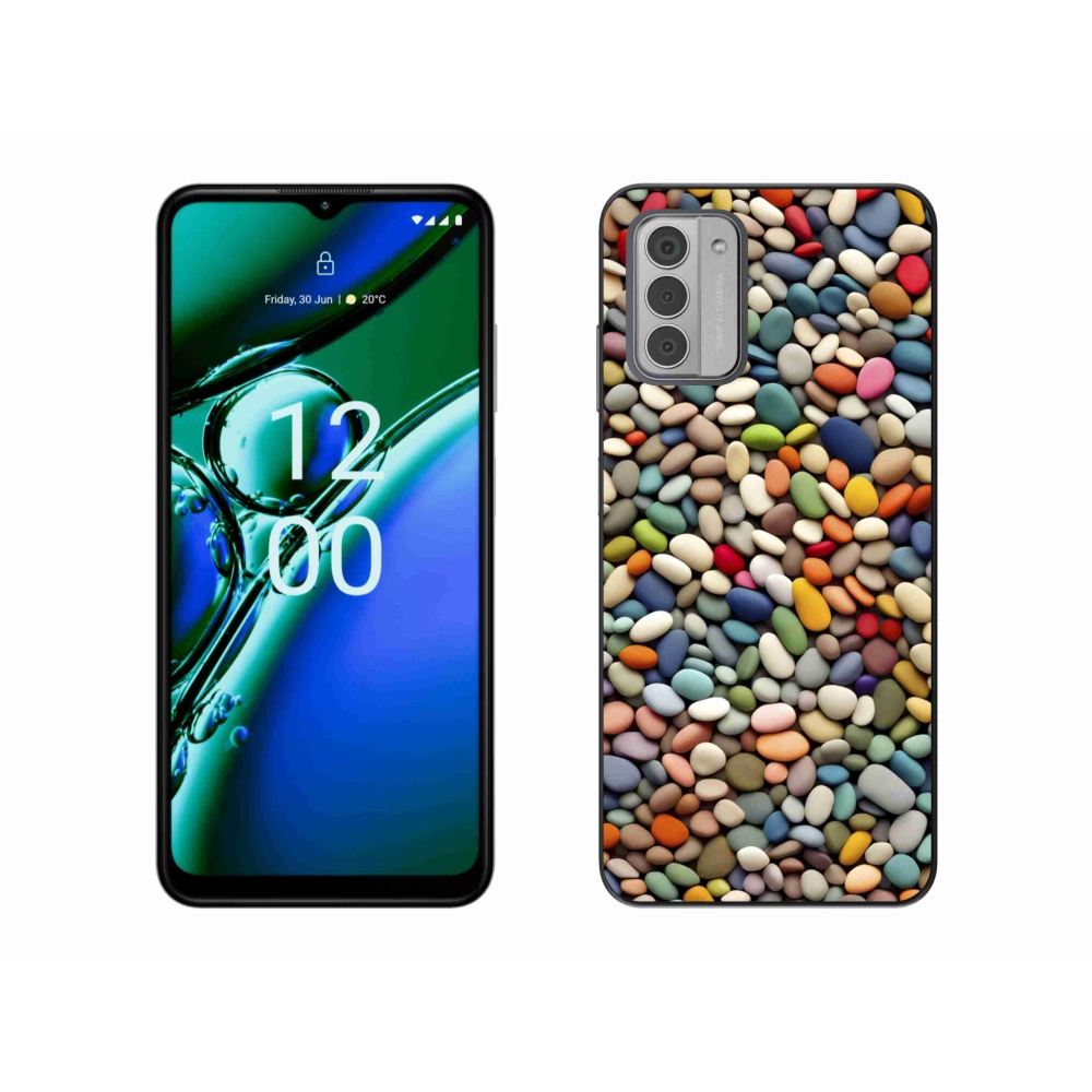 Zselés borítás mmCase Nokia G42 készülékhez - színes strasszkövek 2