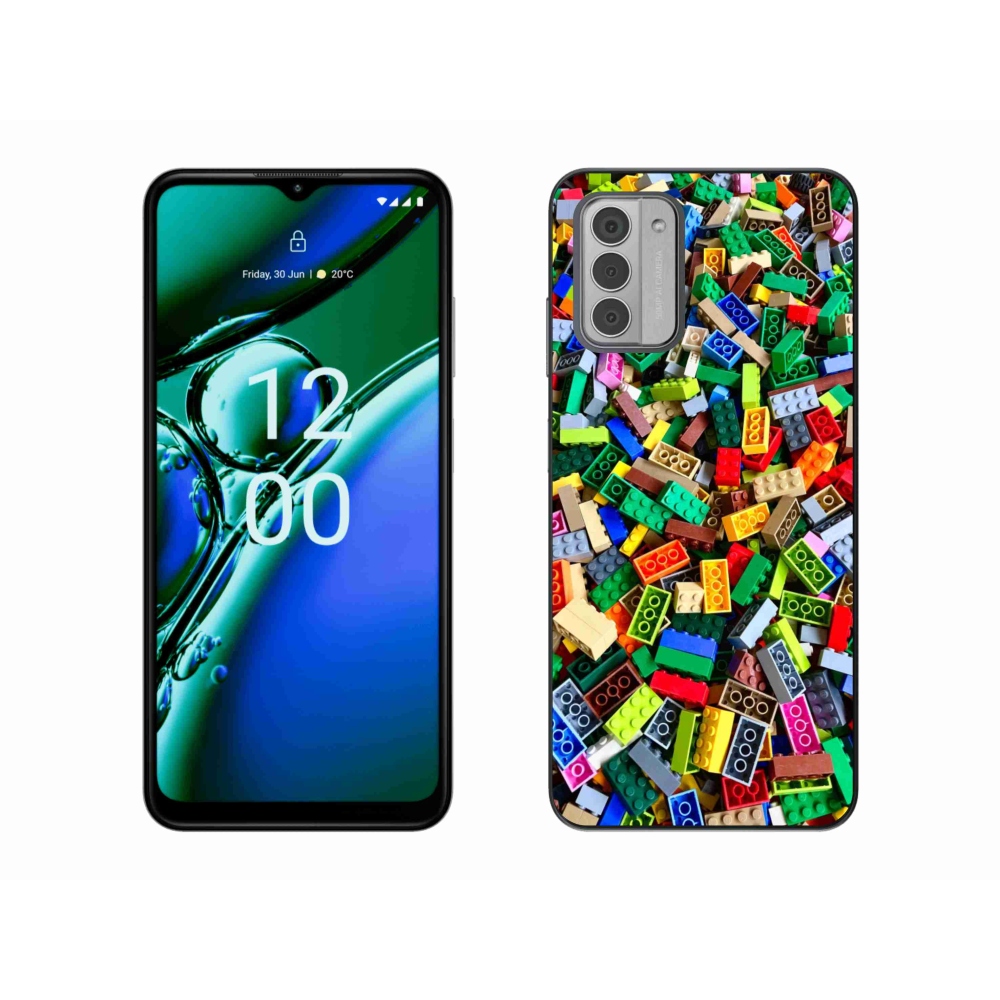 Zselés borítás mmCase a Nokia G42 készülékhez - színes építőelemek