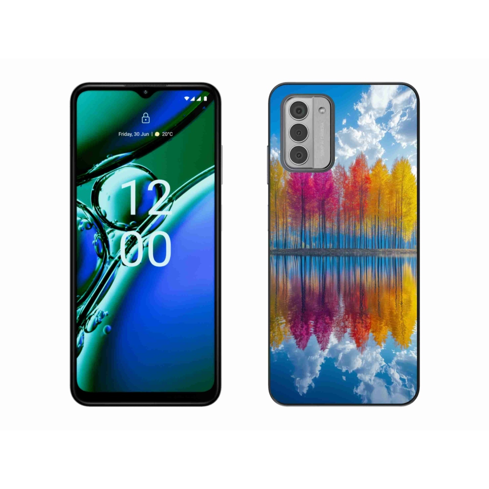 Zselés borítás mmCase a Nokia G42 készülékhez - színes fák