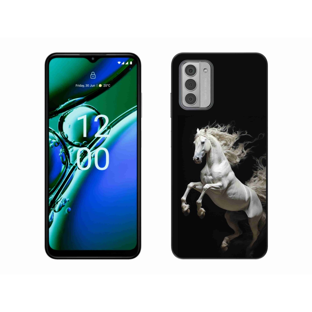 Zselés tok mmCase a Nokia G42 készülékhez - fehér ló 4