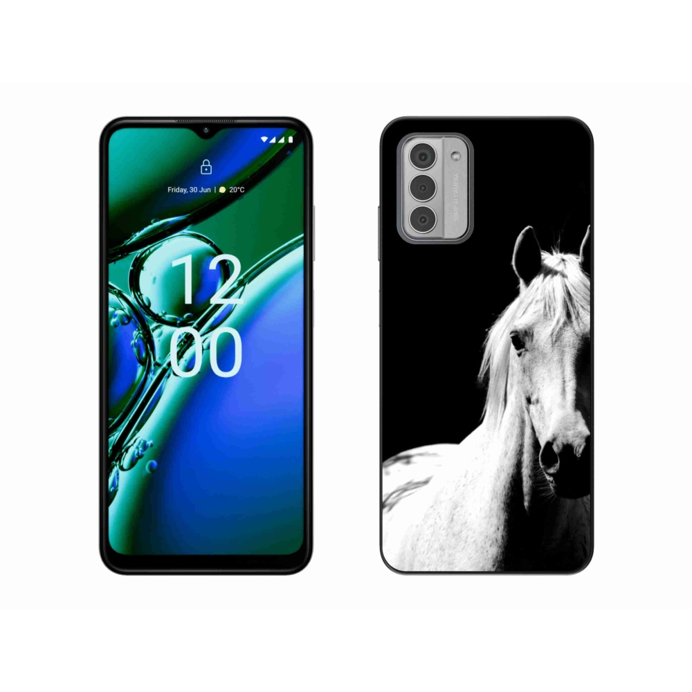 Zselés tok mmCase a Nokia G42 készülékhez - fehér ló 5