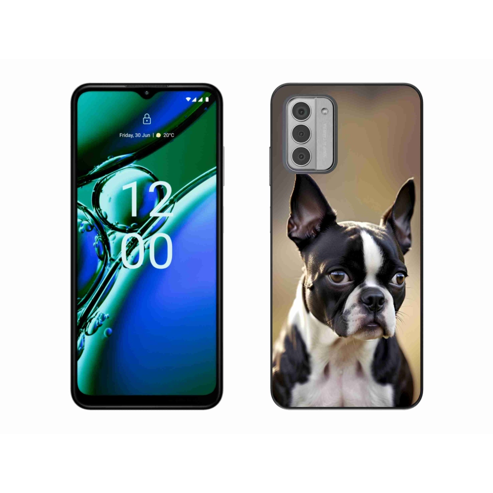 mmCase gél tok a Nokia G42-hez – bostoni terrier