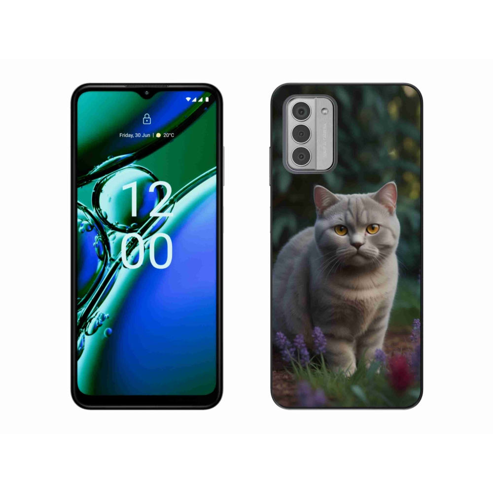 Zselés borítás mmCase a Nokia G42 készülékhez - brit macska