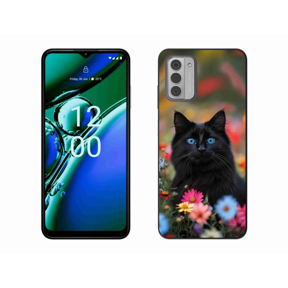 mmCase gél tok a Nokia G42-hez – fekete cica 4