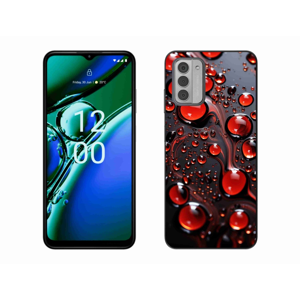 Zselés tok mmCase a Nokia G42 készülékhez - piros csepp 2