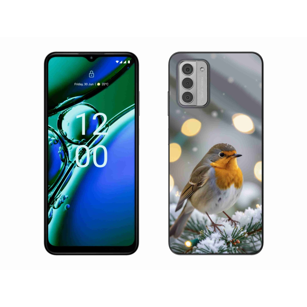 mmCase gélhuzat a Nokia G42-hez – téli piros