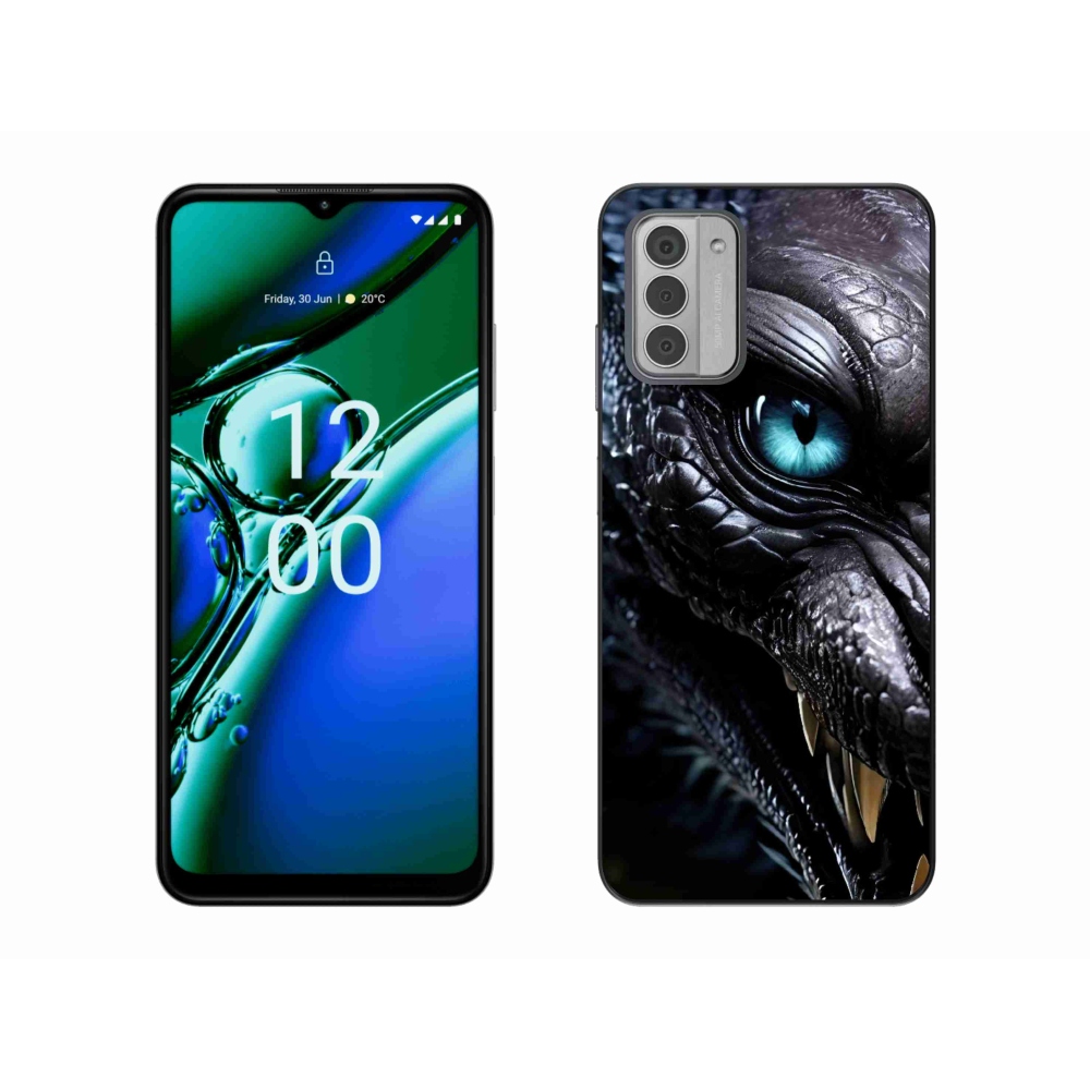 mmCase gélhuzat a Nokia G42-hez – sárkányos mintával
