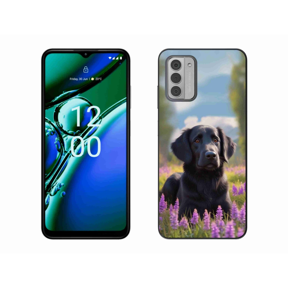 mmCase gélhuzat a Nokia G42-hez – elegáns fekete retriever