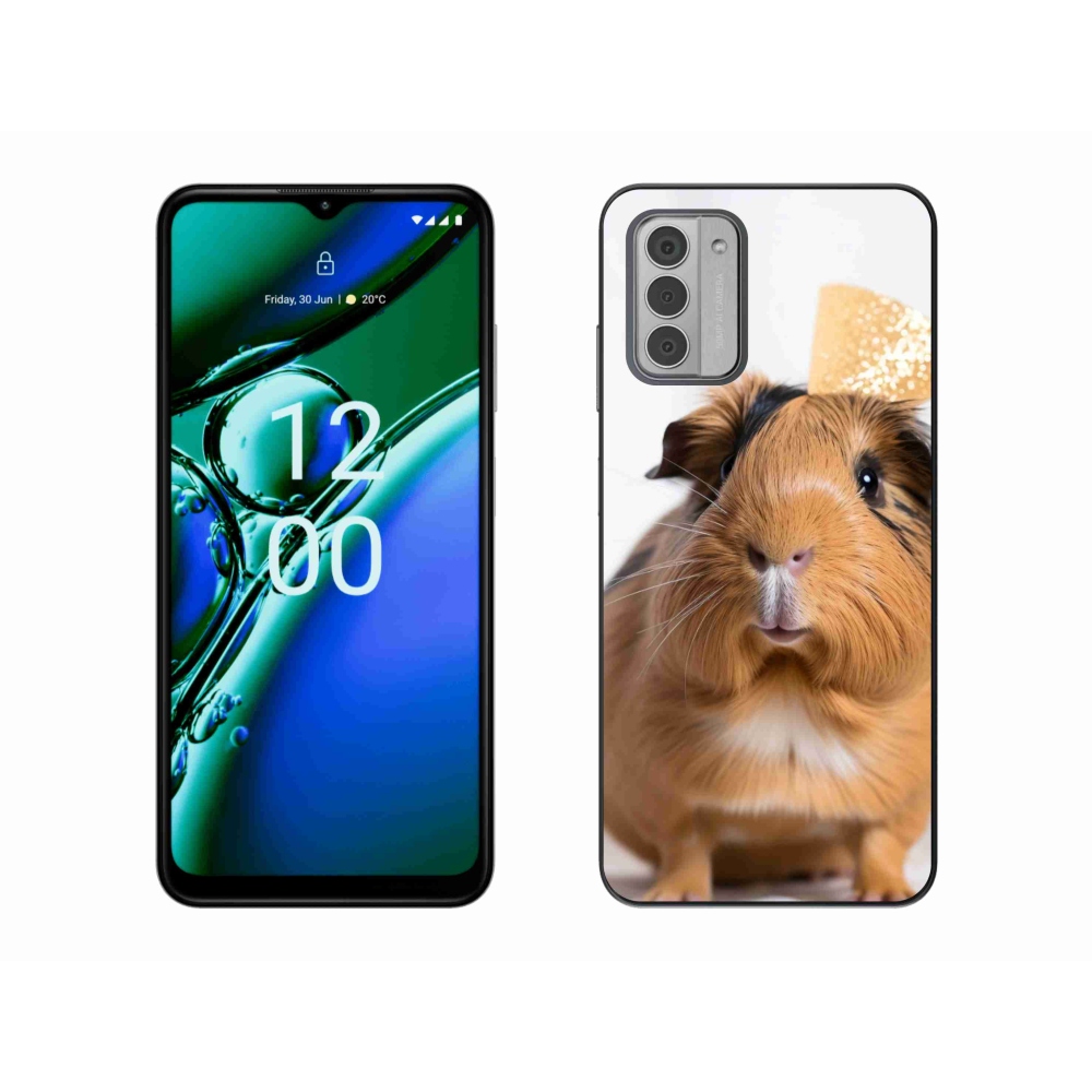 Zselés tok mmCase a Nokia G42 készülékhez - barna tengerimalac