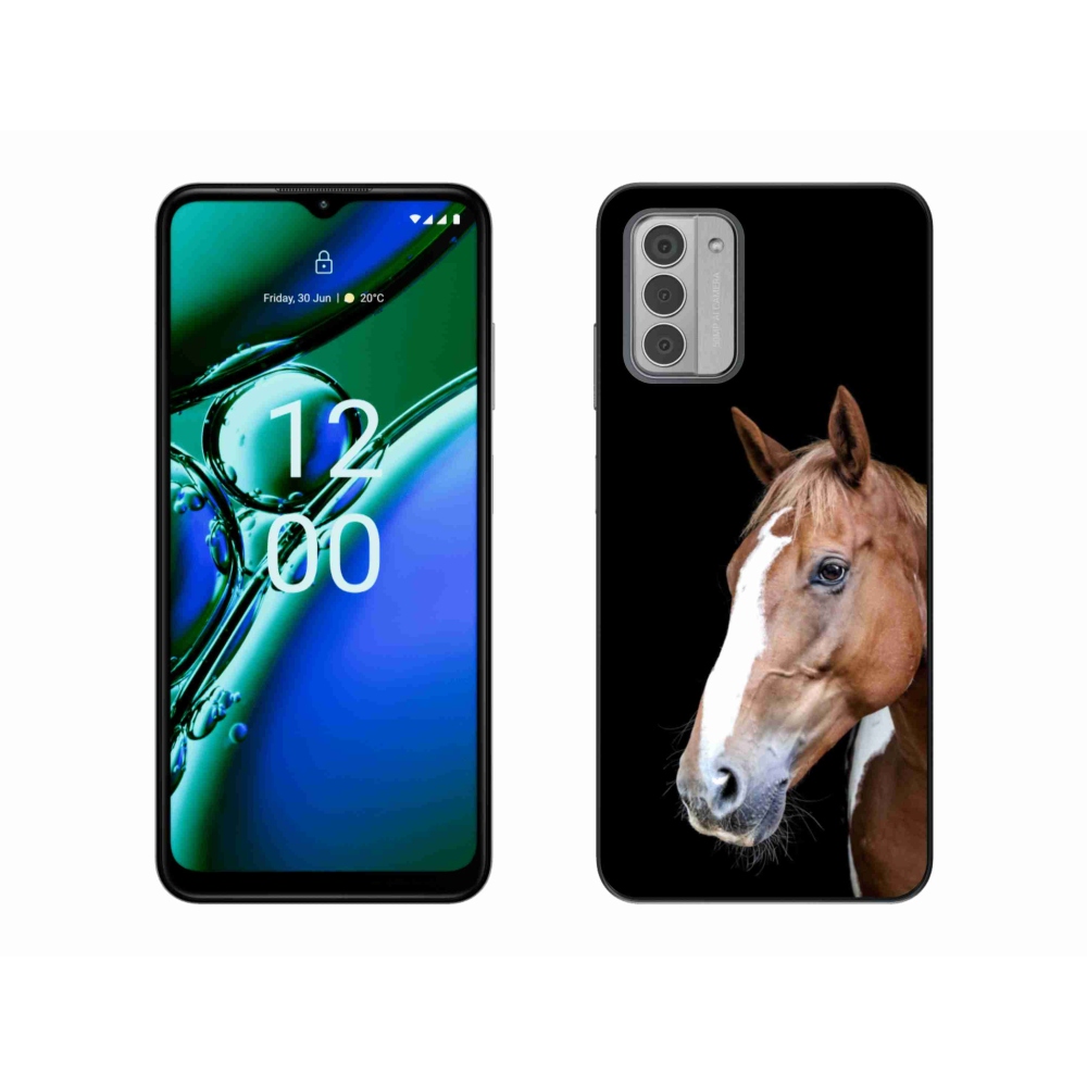 Zselés tok mmCase a Nokia G42-hez - barna ló 3