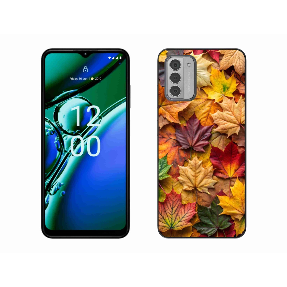 Zselés borítás mmCase a Nokia G42 készülékhez - juharlevelek 2