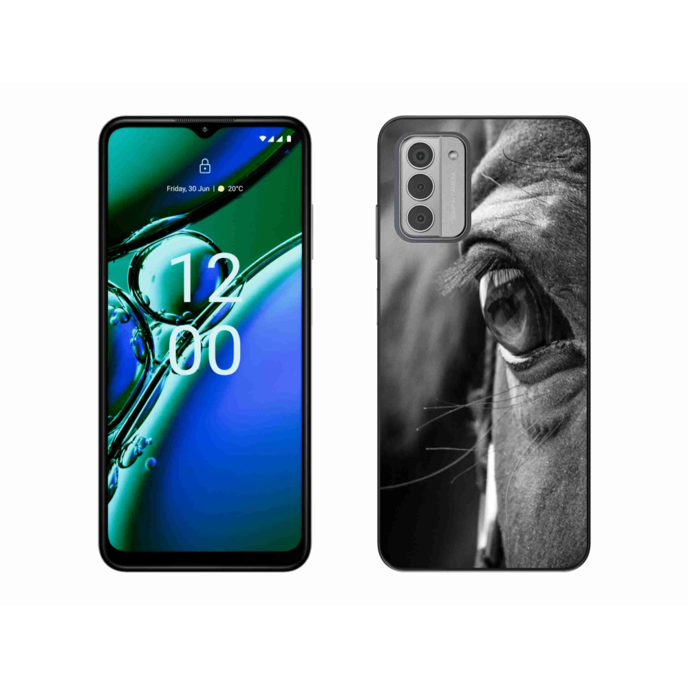 mmCase gélhuzat a Nokia G42-hez – lófej mintás