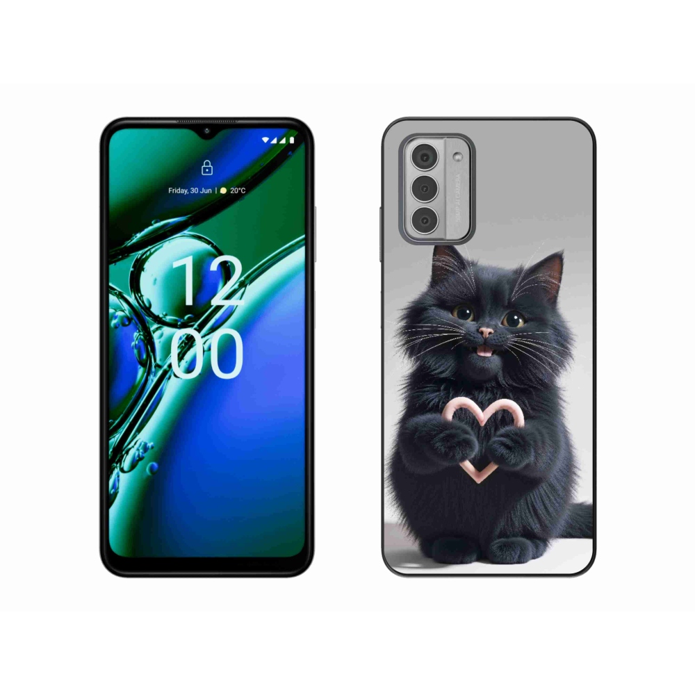 mmCase gélhuzat a Nokia G42-hez – Macskaszerelem 3