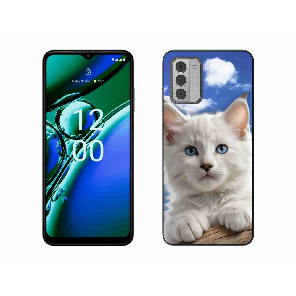 mmCase gél tok a Nokia G42-hez – cica és felhők