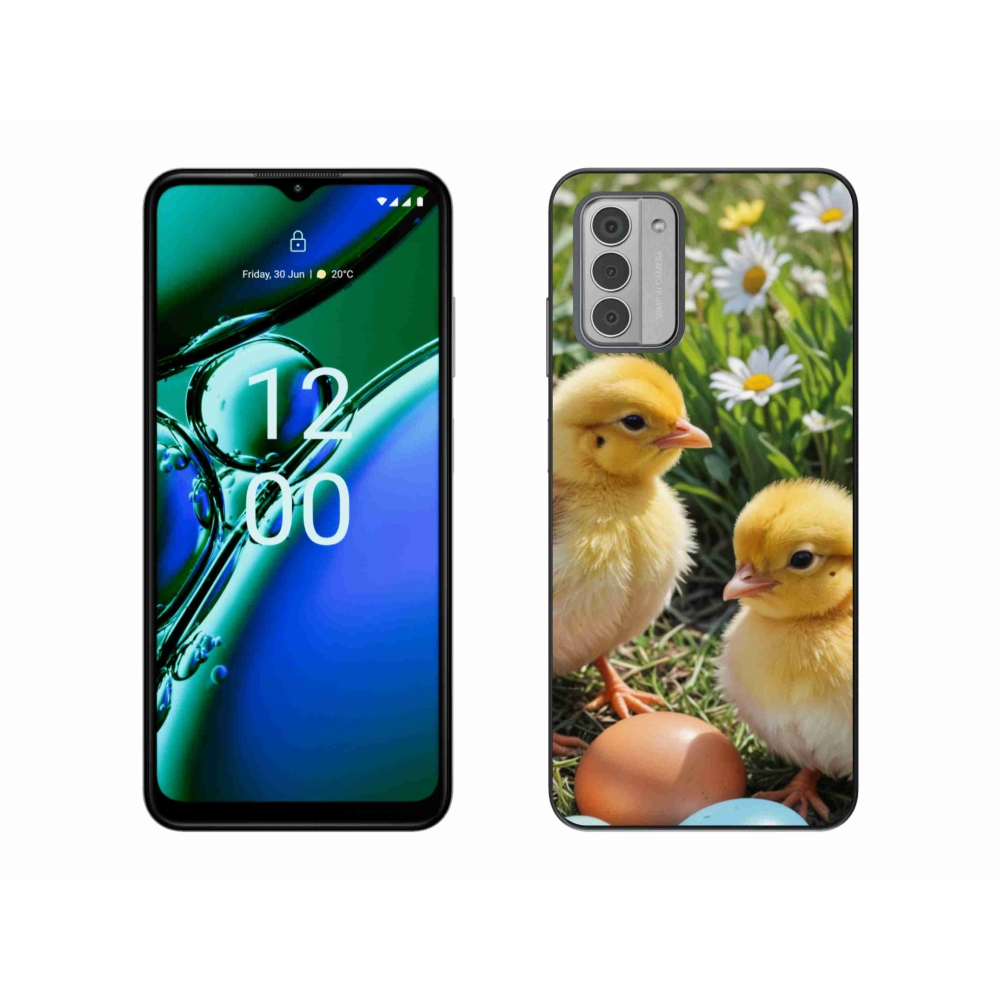 Zselés borítás mmCase a Nokia G42 készülékhez - csirkék