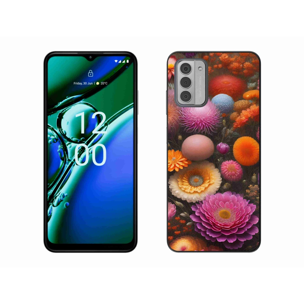 Gél borító mmCase a Nokia G42 készülékhez - virágos kompozíció