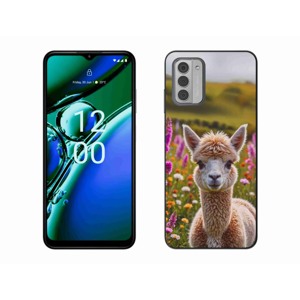 mmCase gélhuzat a Nokia G42-hez – láma a réten