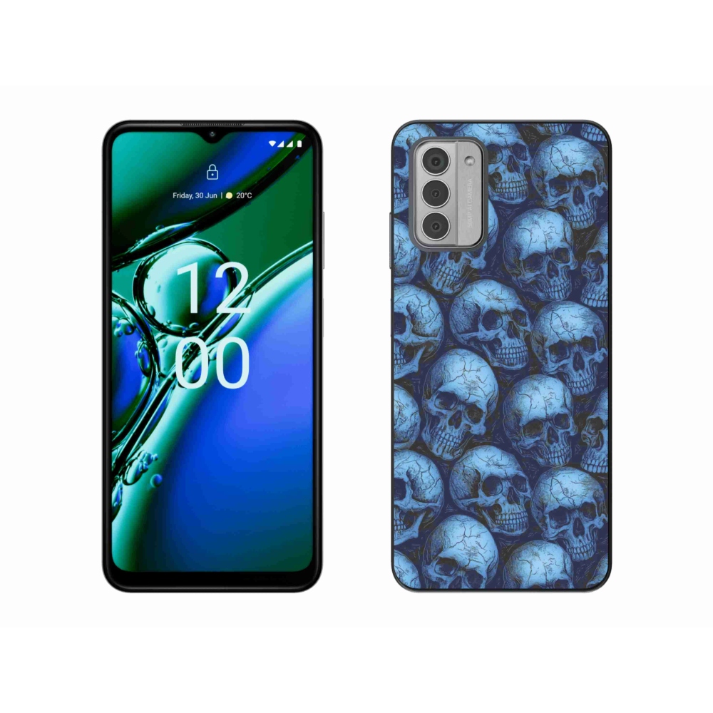 Zselés borítás mmCase a Nokia G42 készülékhez - koponyák