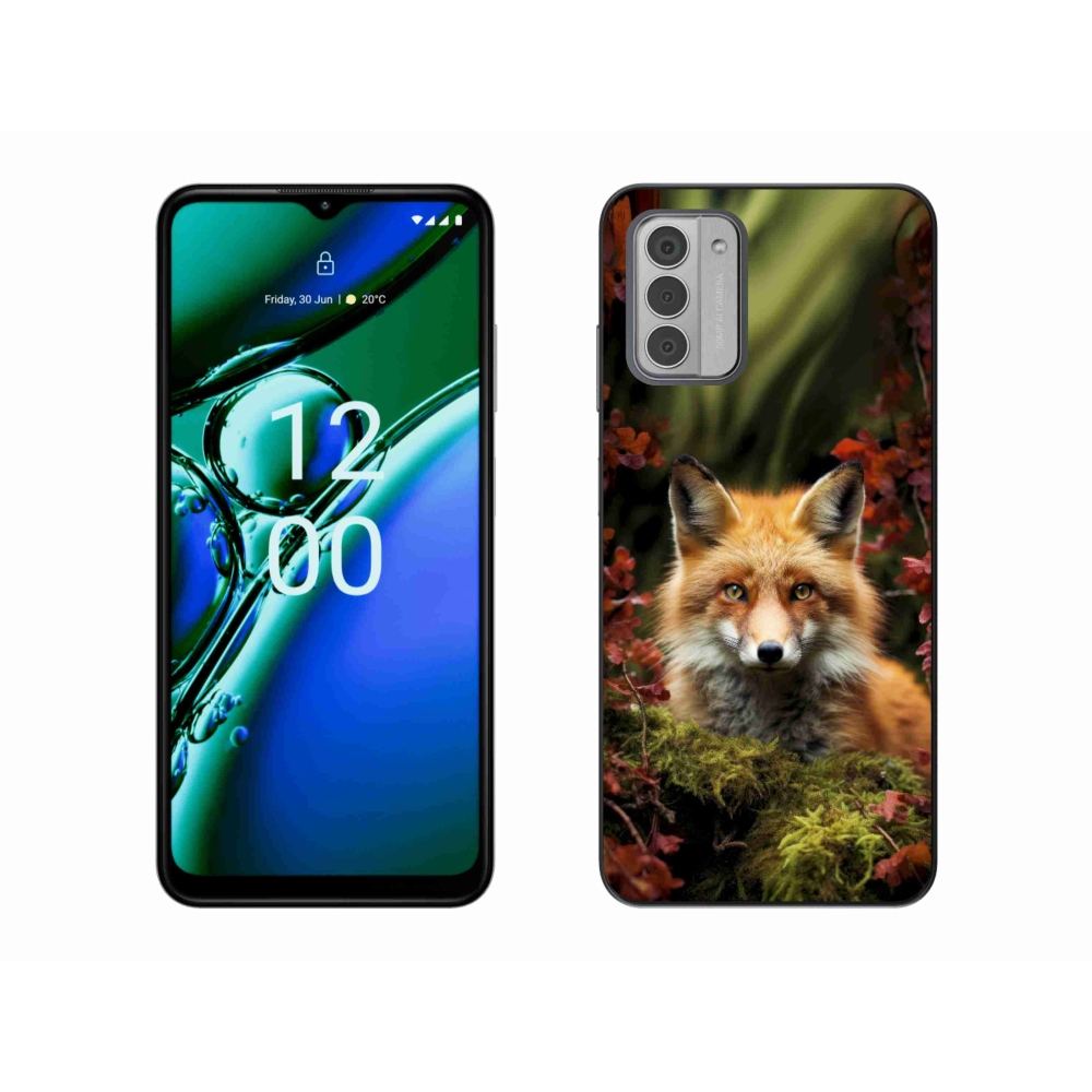 mmCase gél tok a Nokia G42-hez – róka az erdőben