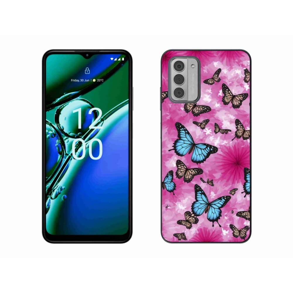 Zselés borítás mmCase a Nokia G42 készülékhez - pillangókert