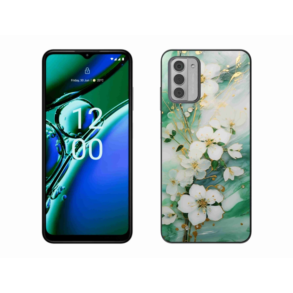 Zselés borító mmCase a Nokia G42 készülékhez - finom virágok