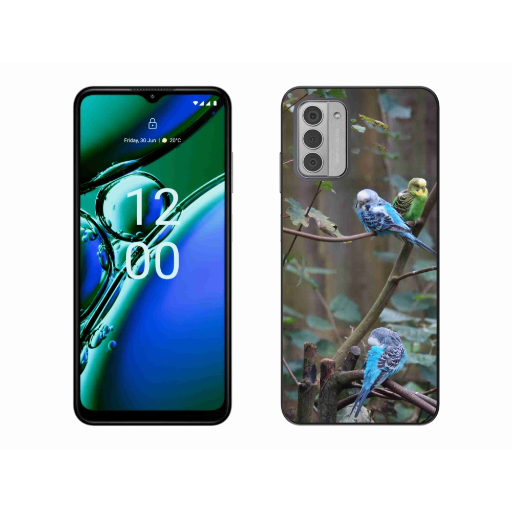 mmCase gél tok a Nokia G42-hez – papagájok az ágon