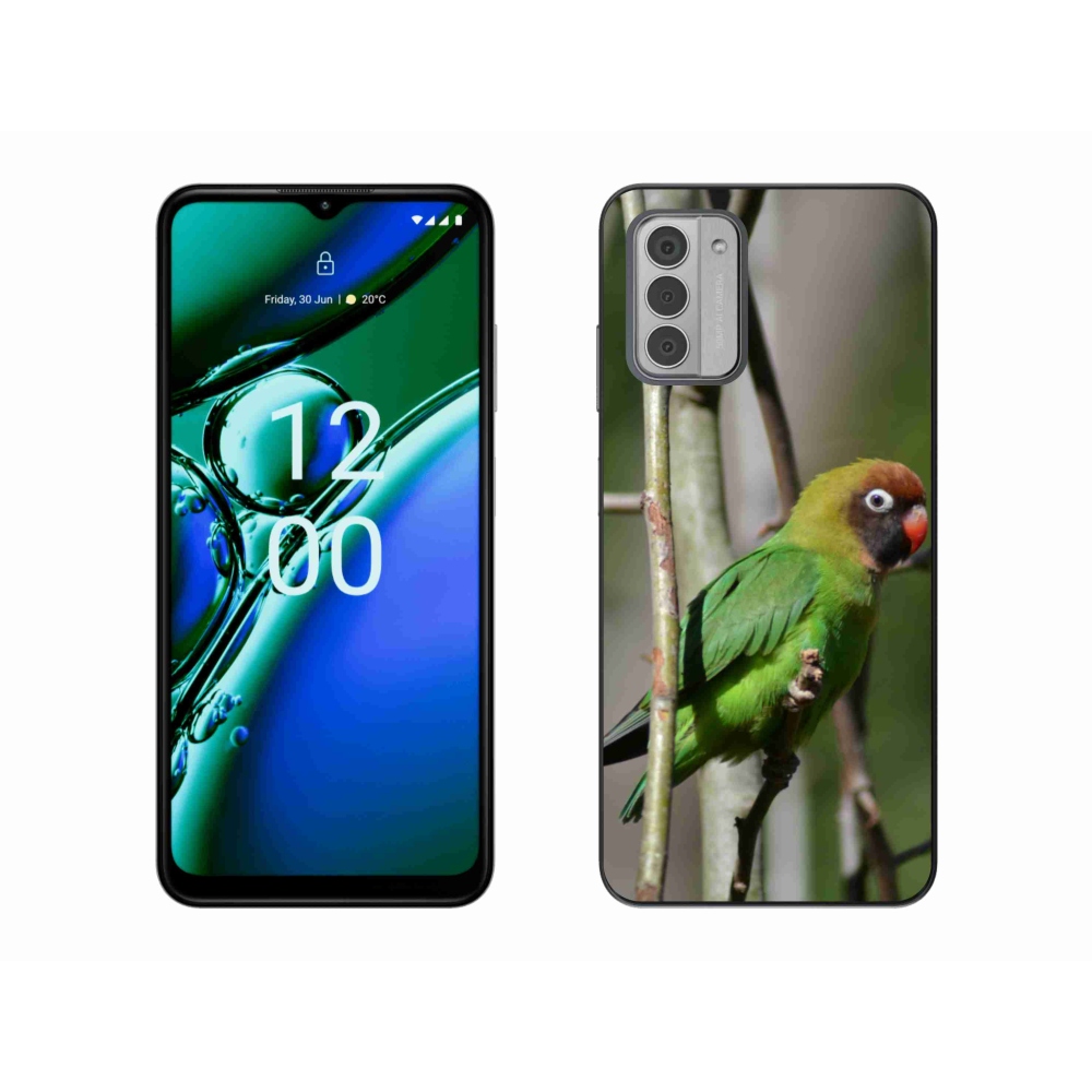 Zselés borítás mmCase a Nokia G42 készülékhez - papagáj agapornis