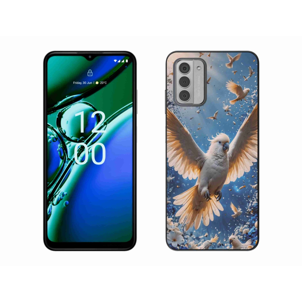Zselés borítás mmCase a Nokia G42 készülékhez - kakadu papagáj