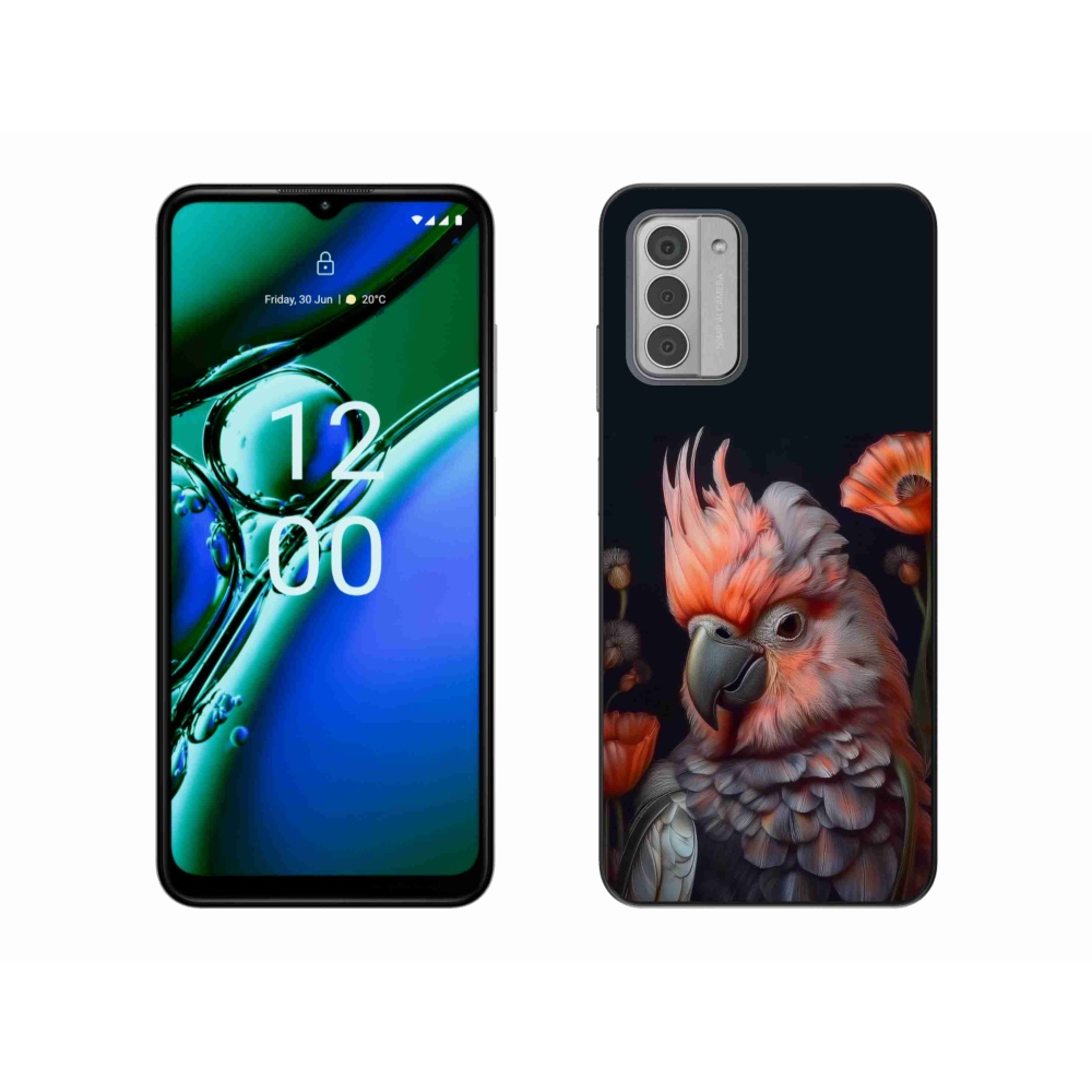 mmCase gél tok a Nokia G42-hez – színes kakadu papagáj