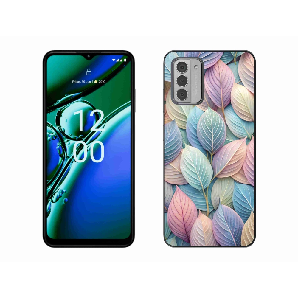 Zselés borító mmCase a Nokia G42 készülékhez - pasztell levelek