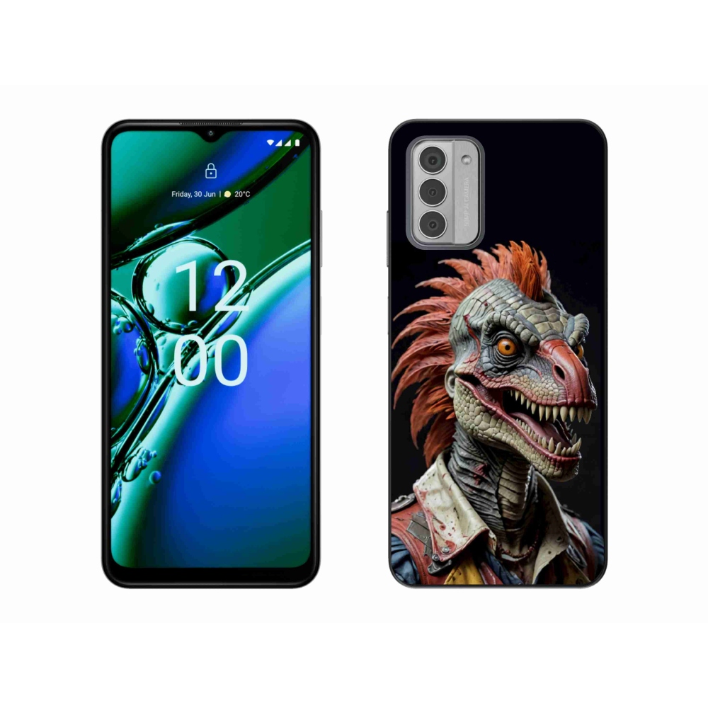 mmCase gélhuzat a Nokia G42-hez – punk dinoszaurusz