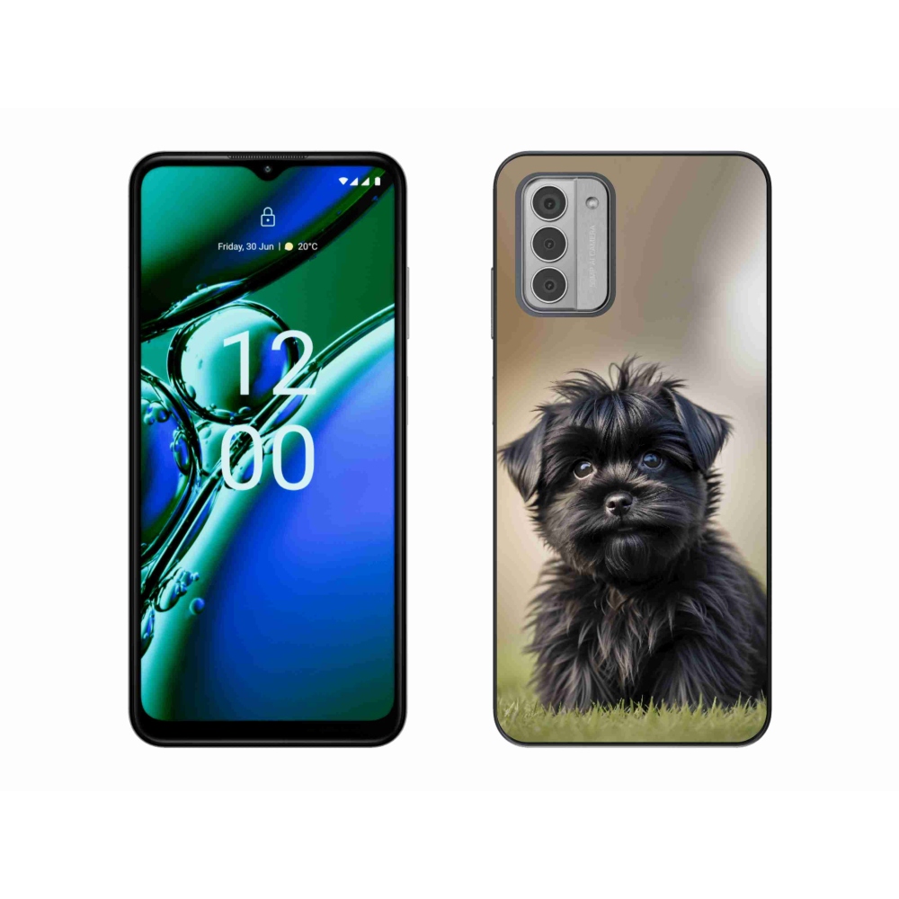 mmCase gél tok a Nokia G42-hez – aranyos fekete kutyus