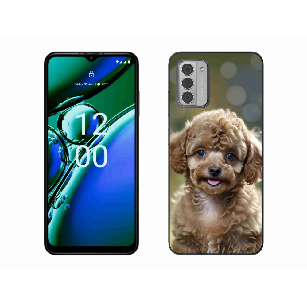 mmCase gél tok a Nokia G42-hez – aranyos pudli