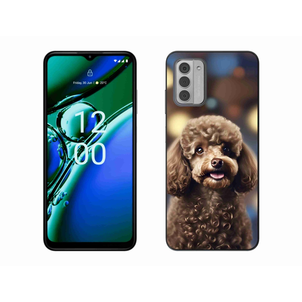 mmCase gél tok a Nokia G42-hez – aranyos pudli
