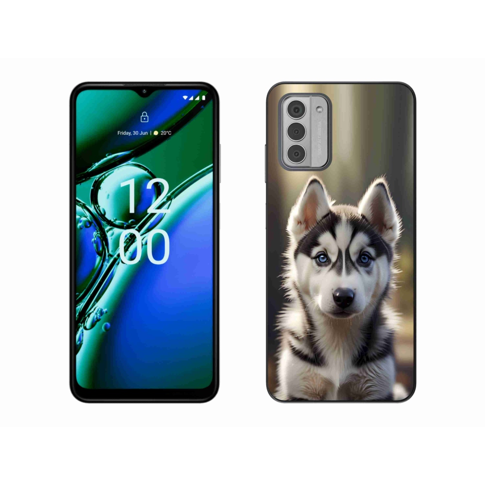 mmCase gél tok a Nokia G42-hez – aranyos szibériai husky