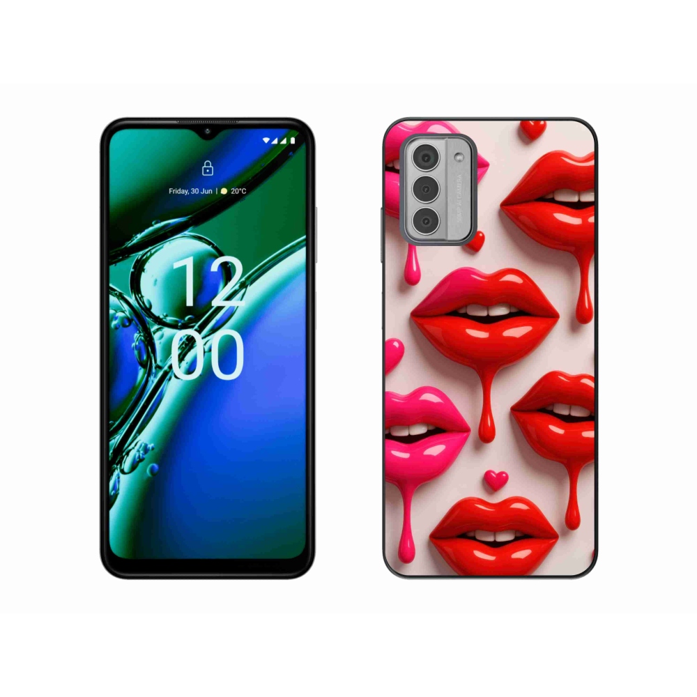 Zselés borítás mmCase a Nokia G42 készülékhez - ajkak 2
