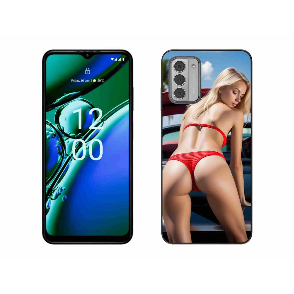 mmCase gélhuzat a Nokia G42-hez – szexi nő 2