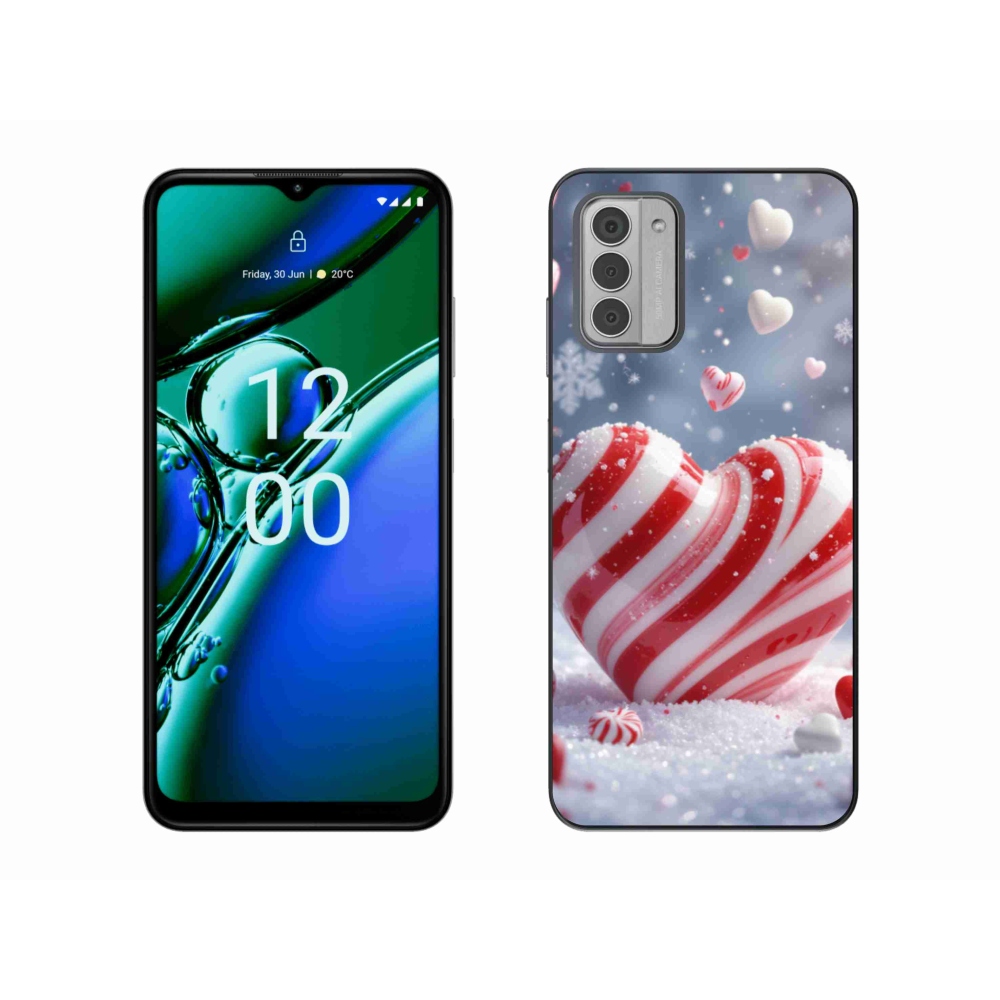 Zselés borítás mmCase a Nokia G42 készülékhez - édes szívecske