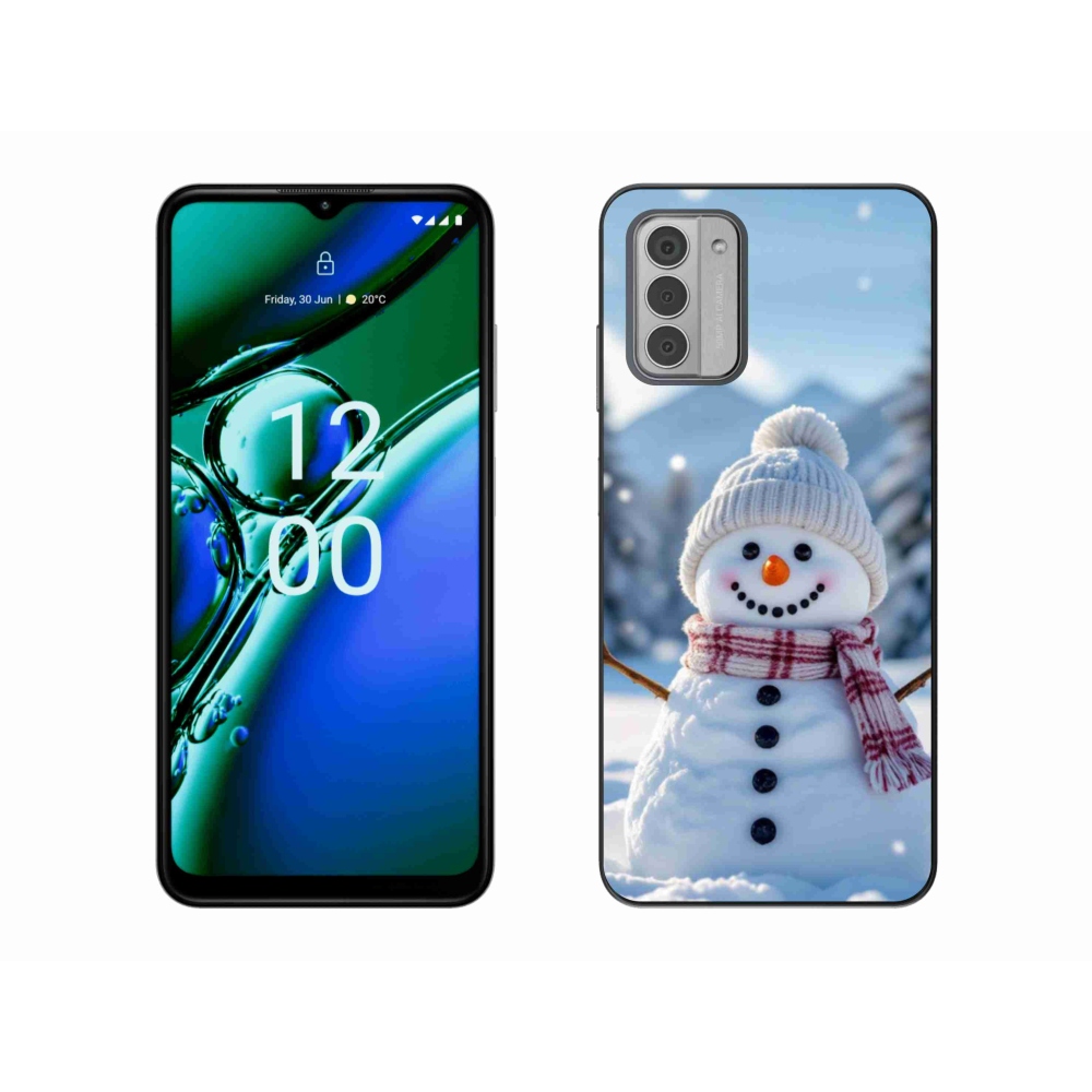 Zselés borítás mmCase a Nokia G42 készülékhez - hóember 3