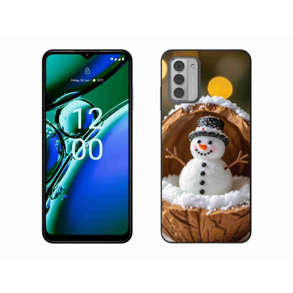 Zselés borítás mmCase a Nokia G42 készülékhez - hóember 4