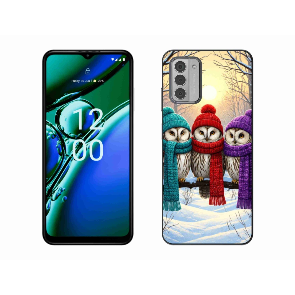 Zselés borítás mmCase a Nokia G42 készülékhez - bagoly barátok