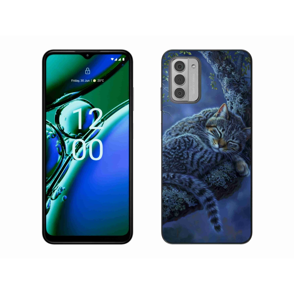 Zselés borítás mmCase a Nokia G42 készülékhez - alvó macska