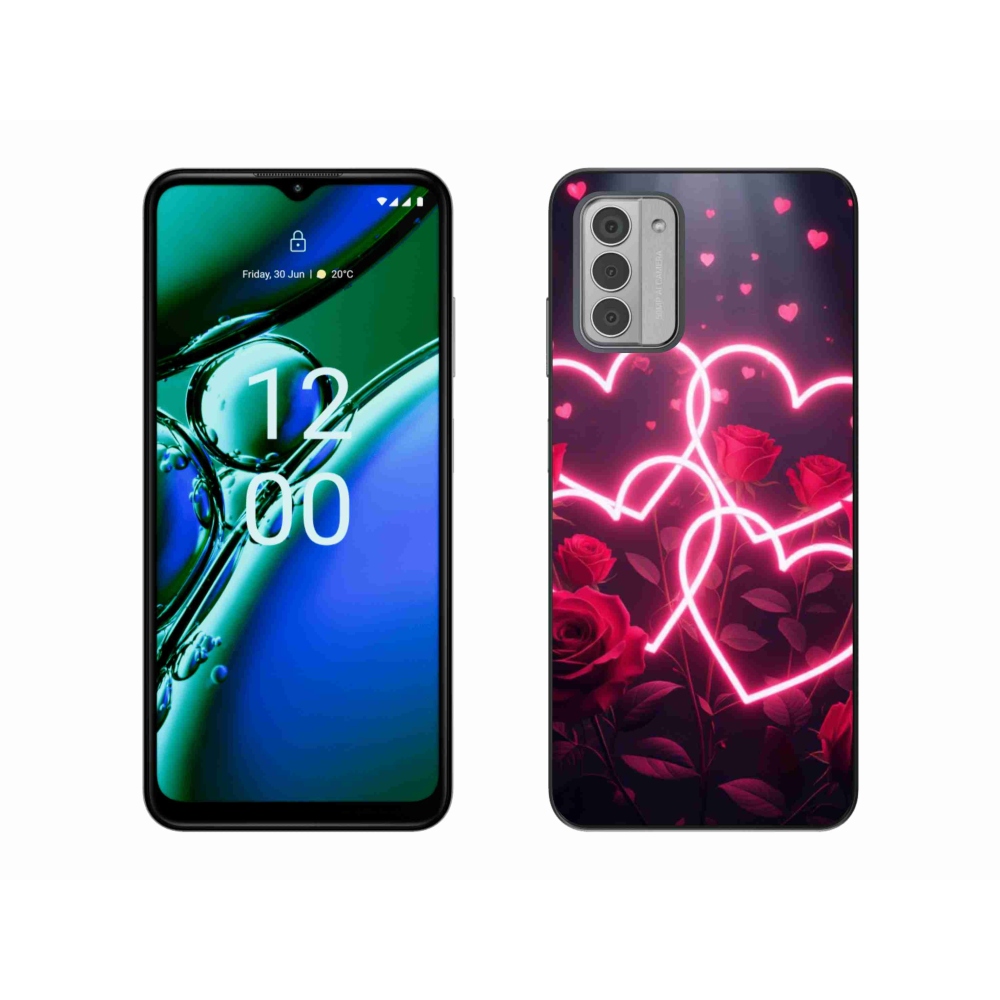 Gél borítás mmCase a Nokia G42 készülékhez - Szerelem szíve