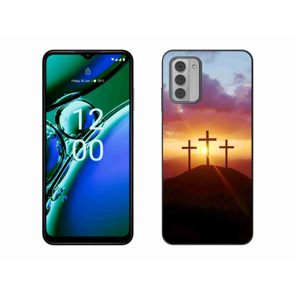 Zselés borító mmCase a Nokia G42 készülékhez - három kereszt