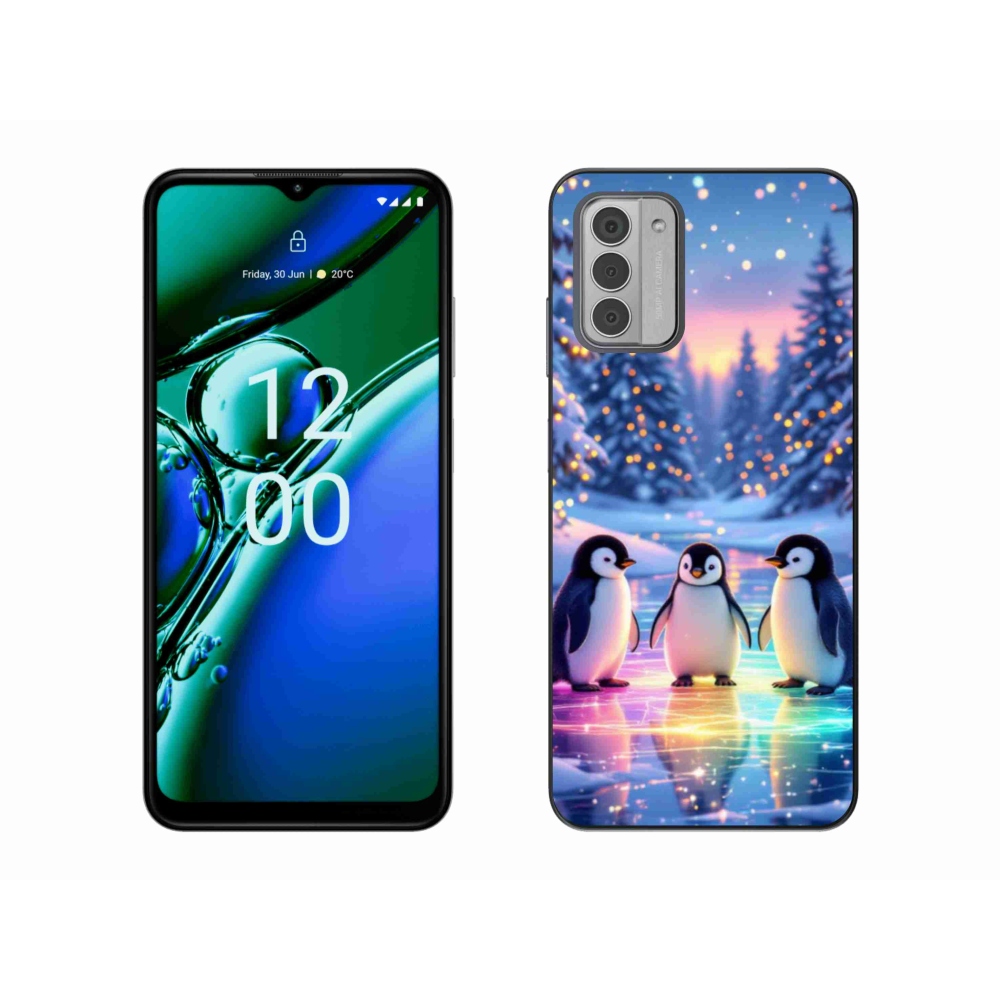 Zselés borítás mmCase a Nokia G42 készülékhez - pingvinek