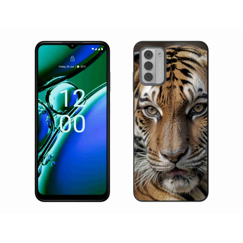 Zselés borítás mmCase a Nokia G42 készülékhez - tigris nézet