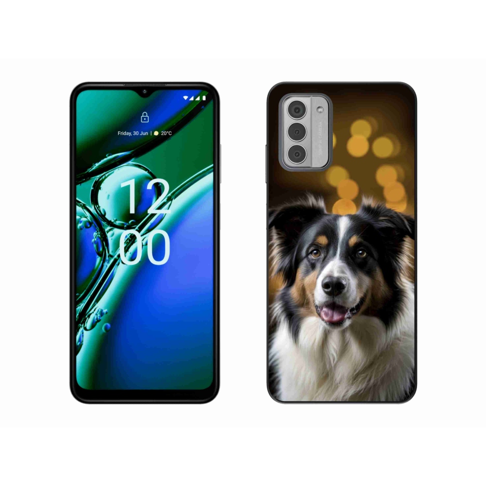 mmCase gél tok a Nokia G42-hez – mosolygós ausztrál juhászkutya