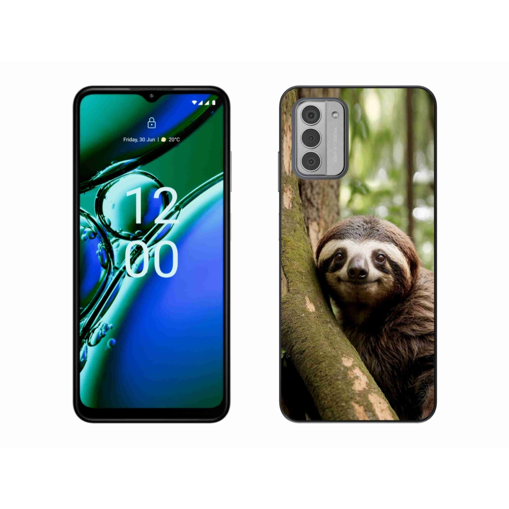 mmCase gél tok a Nokia G42-hez – mosolygós lajhár