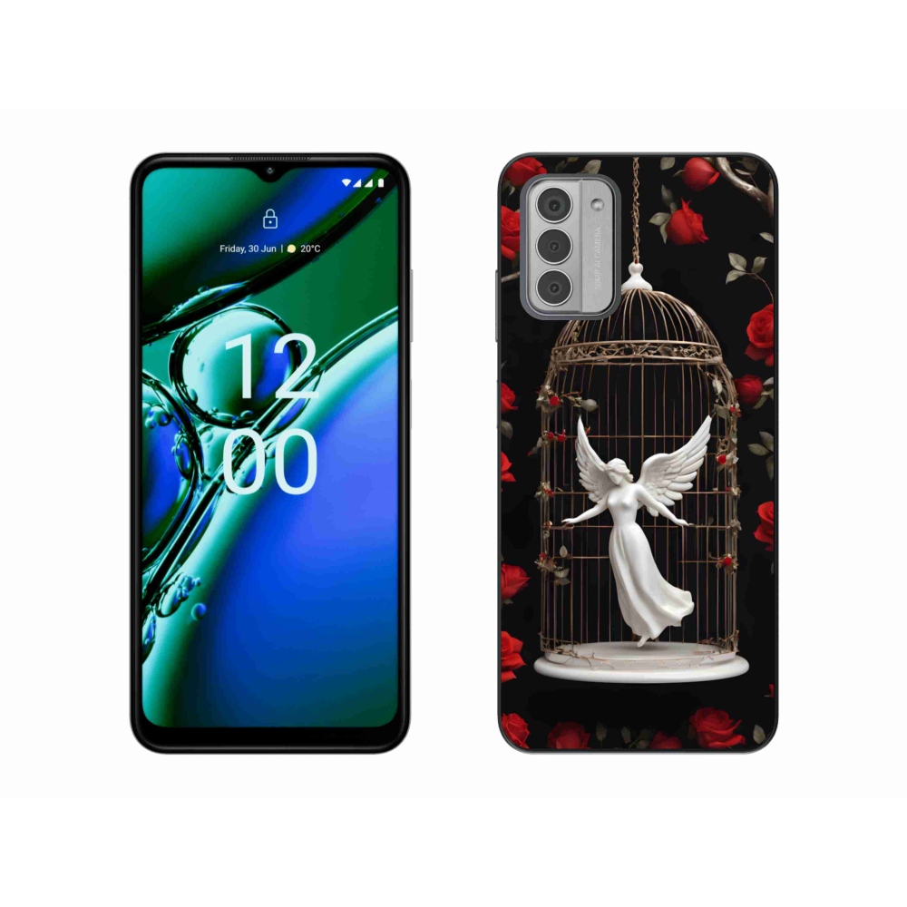Zselés borítás mmCase a Nokia G42 készülékhez - csapdába esett angyal